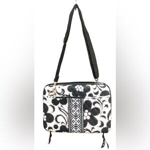 Vera Bradley Mini Laptop Folio- Night & Day (Retired Pattern)